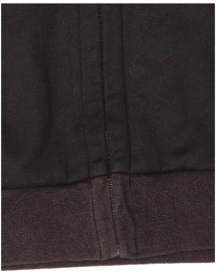Adidas Mens Tracksuit Top Jacket Medium Black Cotton