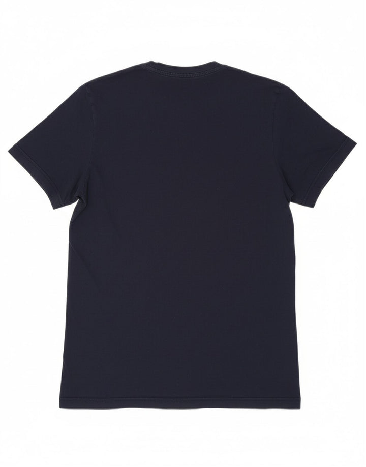REEBOK Mens Graphic T-Shirt Top Medium Navy Blue