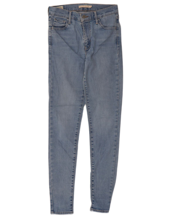 Levi's Womens 720 High Rise Super Skinny Jeans W26 L30 Blue Cotton