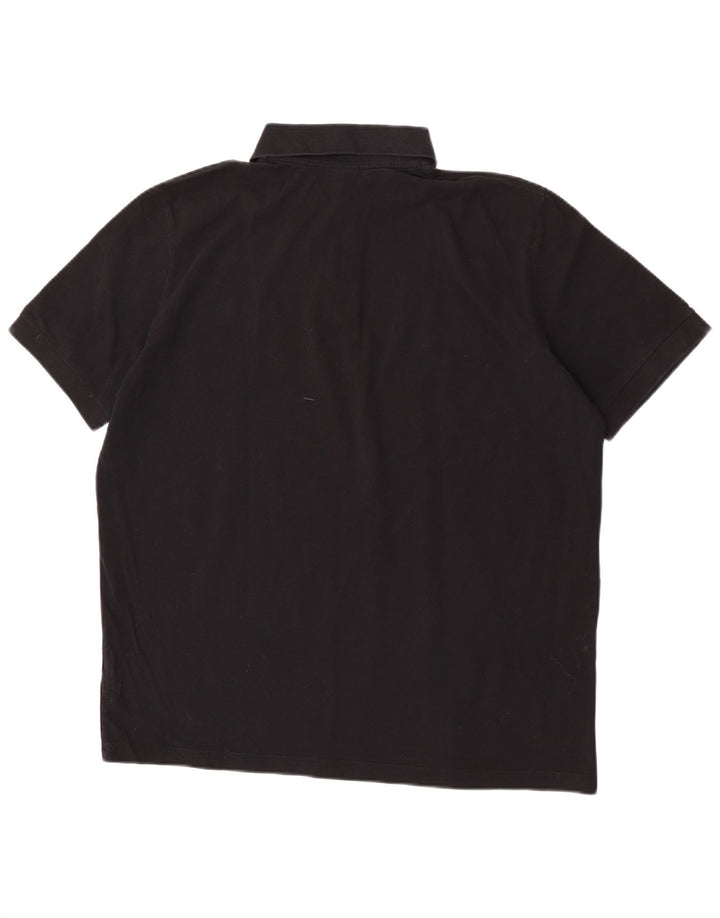 Hugo Boss Mens Polo Shirt 2XL Black Cotton