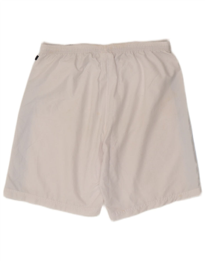 Asics Mens Sport Shorts Large  White Colourblock Polyester