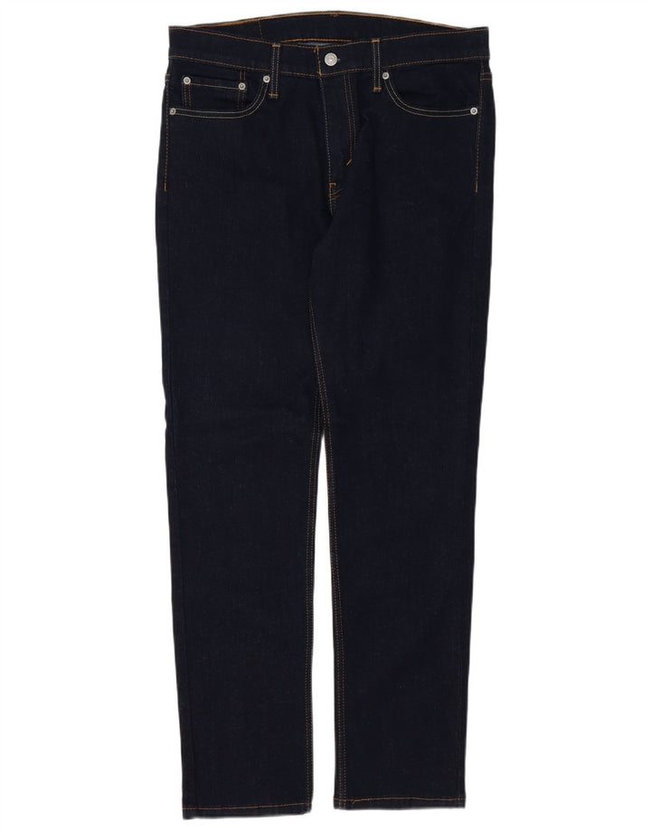 Levi's Mens 511 Slim Jeans W33 L32 Navy Blue Cotton