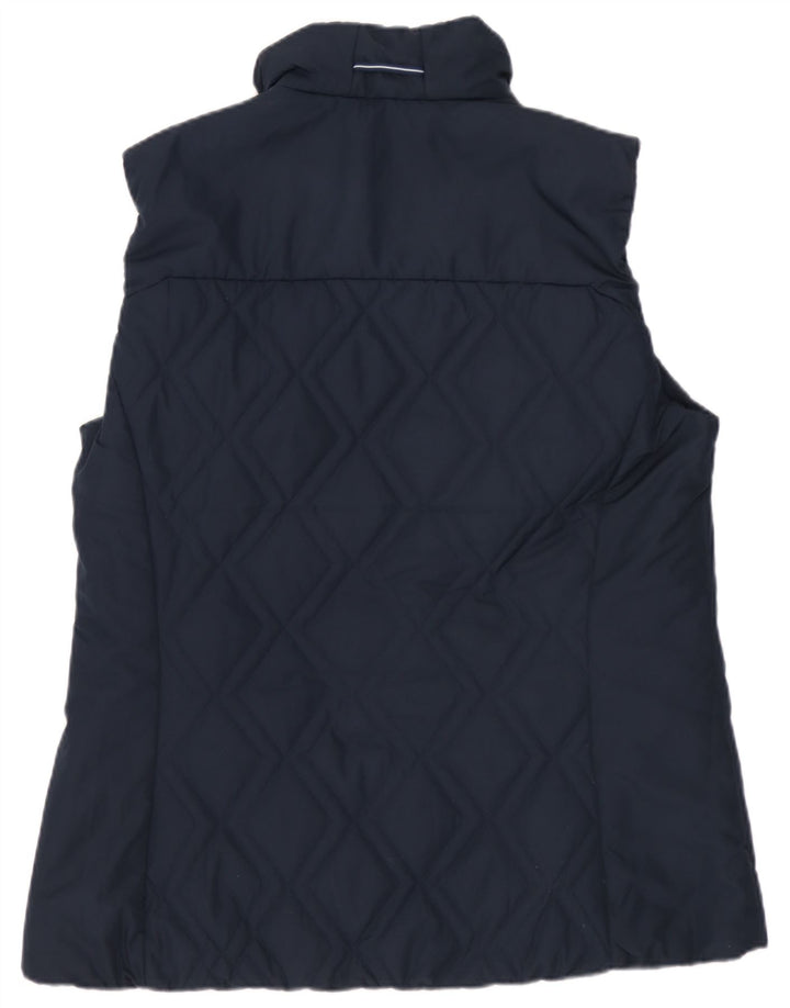 HELLY HANSEN Womens Liner Quilted Gilet UK 16 Large Navy Blue Polyester
