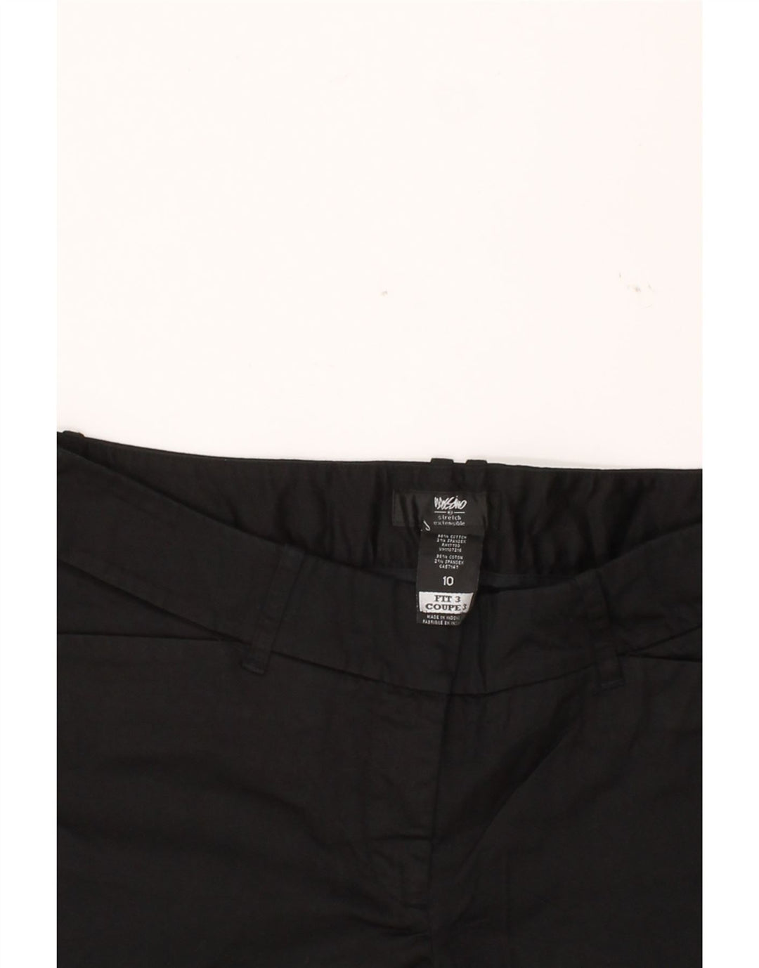 MOSSIMO Womens Casual Shorts US 10 Large W32  Black Cotton Vintage Mossimo and Second-Hand Mossimo from Messina Hembry 