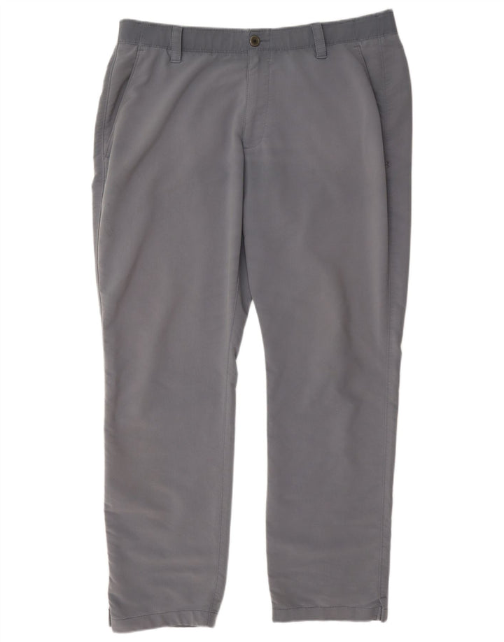 Under Armour Mens Straight Chino Trousers W38 L32 Grey