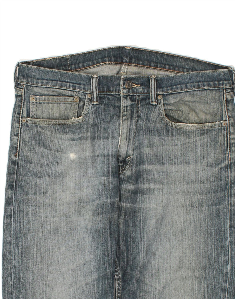 LEVI'S Mens Straight Jeans W34 L30 Blue Cotton | Vintage Levi's | Thrift | Second-Hand Levi's | Used Clothing | Messina Hembry 