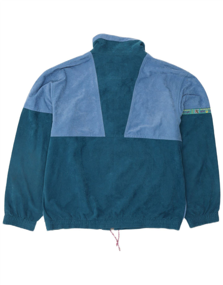 GREAT ESCAPES Mens Tracksuit Top Jacket IT 48 Medium Blue Colourblock