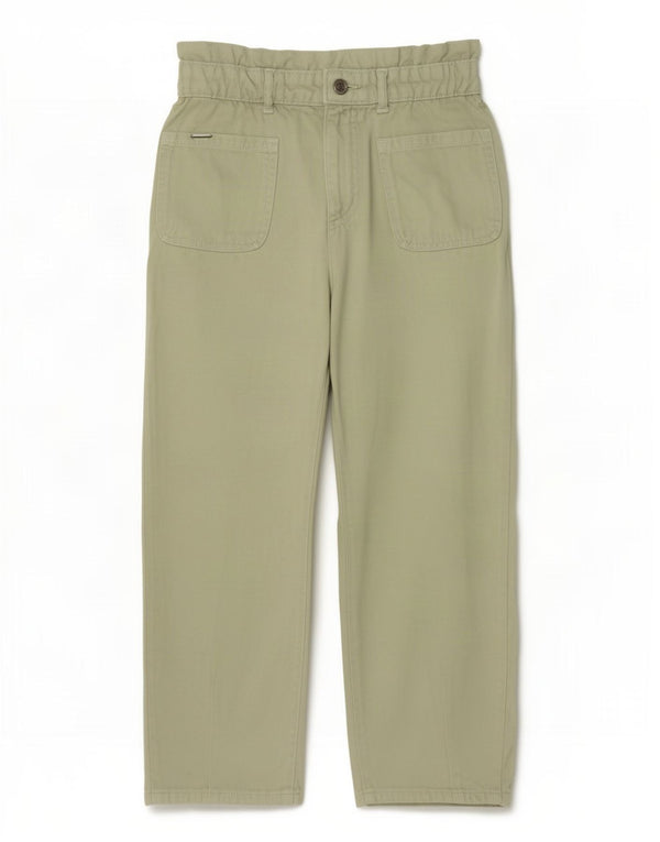 Zara Womens High Waist Tapered Casual Trousers EU 38 Small W28 L25 Grey