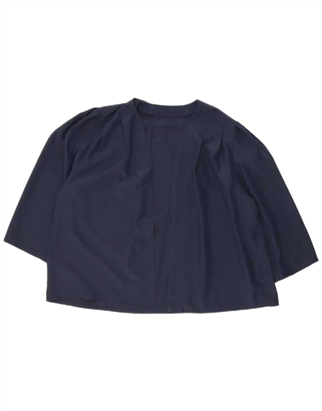 Vintage Womens Oversized Cardigan Top UK 22 3XL Navy Blue