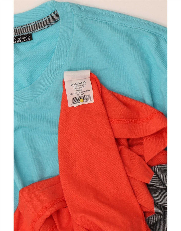 Volcom Mens Graphic T-Shirt Top XL Multicoloured Colourblock Cotton