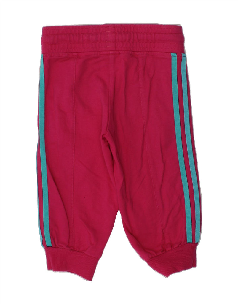 ADIDAS Girls Tracksuit Trousers Joggers 5-6 Years Pink Cotton | Vintage Adidas | Thrift | Second-Hand Adidas | Used Clothing | Messina Hembry 