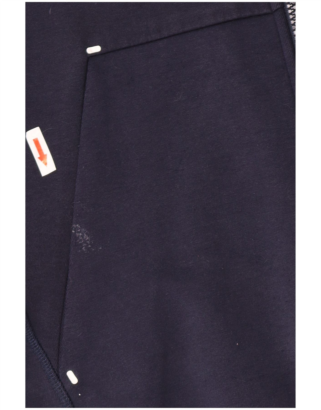 Nike Mens Zip Hoodie Sweater Large Navy Blue Cotton