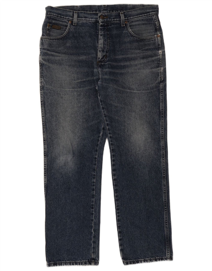 Wrangler Mens Straight Jeans W36 L30 Blue