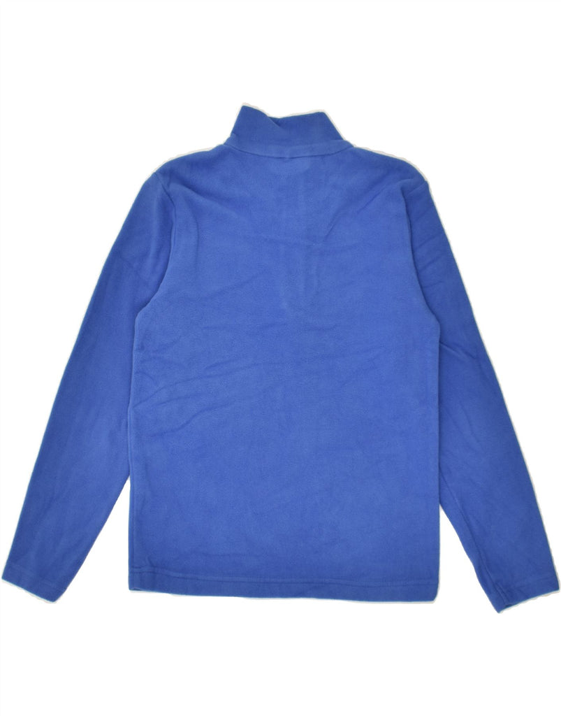 MOUNTAIN WAREHOUSE Girls Zip Neck Fleece Jumper 9-10 Years Blue Polyester | Vintage Mountain Warehouse | Thrift | Second-Hand Mountain Warehouse | Used Clothing | Messina Hembry 