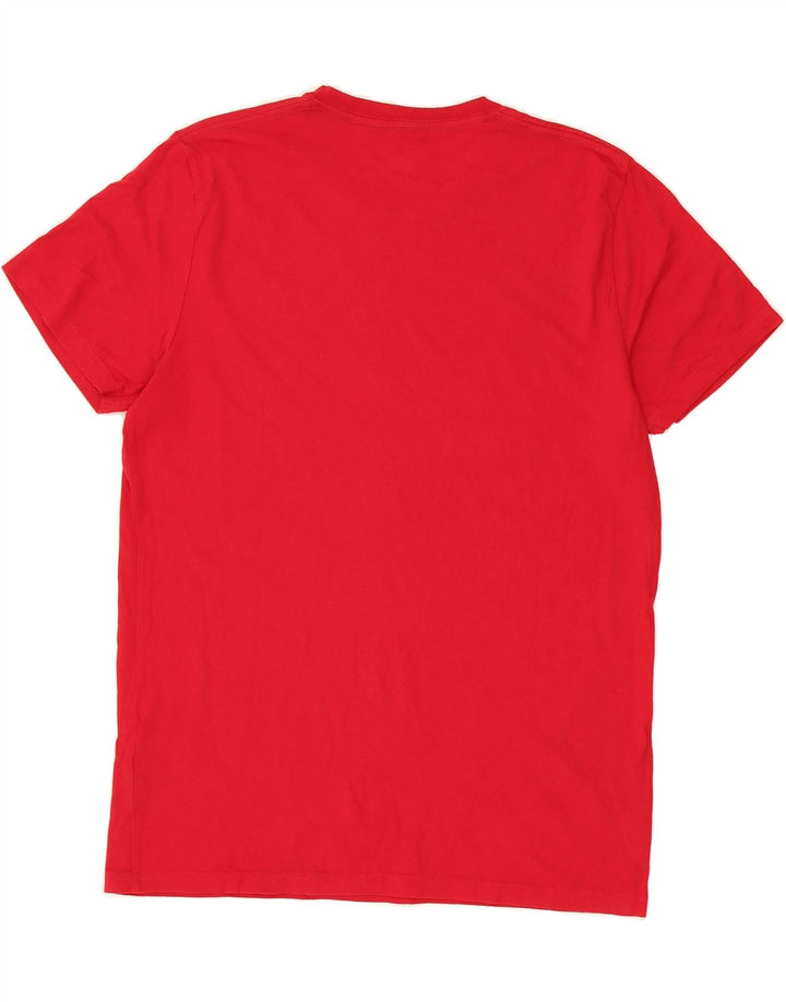 HOLLISTER Mens T-Shirt Top Large Red Cotton Vintage Hollister and Second-Hand Hollister from Messina Hembry 