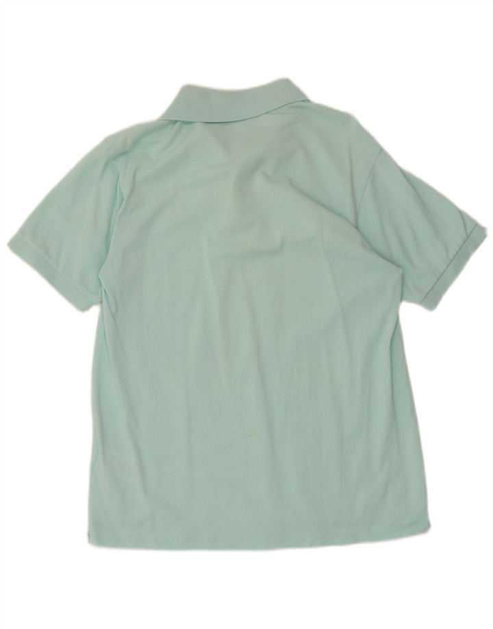 Lacoste Mens Classic Fit Polo Shirt Size 4 Medium Turquoise Cotton