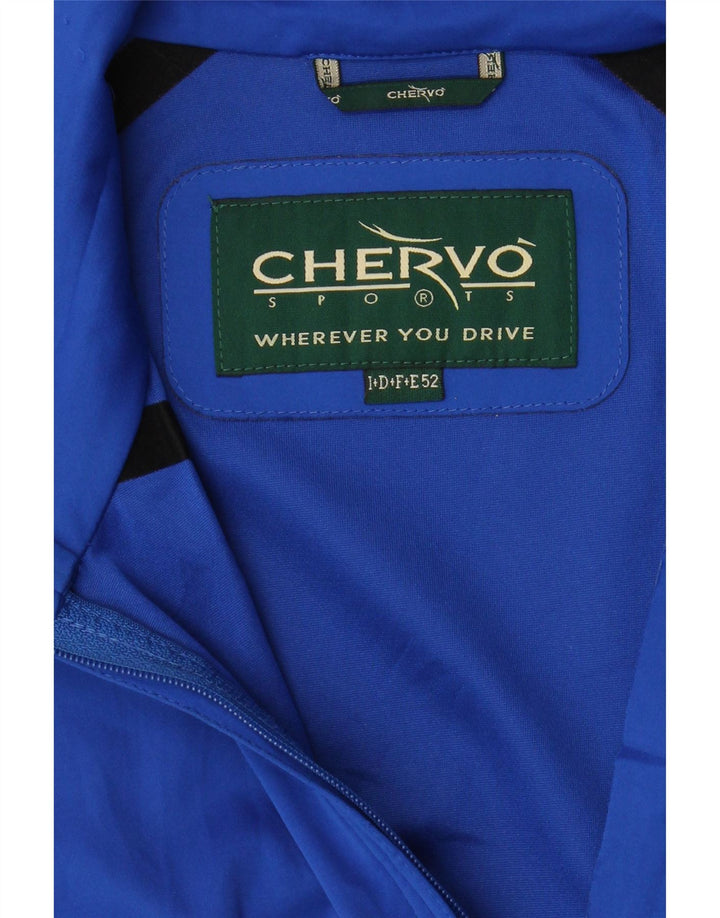 Chervo Mens Sleeveless Tracksuit Top Jacket IT 52 Large Blue