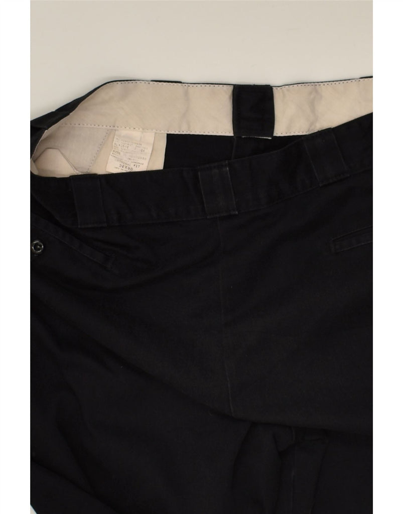 DICKIES Mens Straight Casual Trousers W38 L30  Black Polyester | Vintage Dickies | Thrift | Second-Hand Dickies | Used Clothing | Messina Hembry 