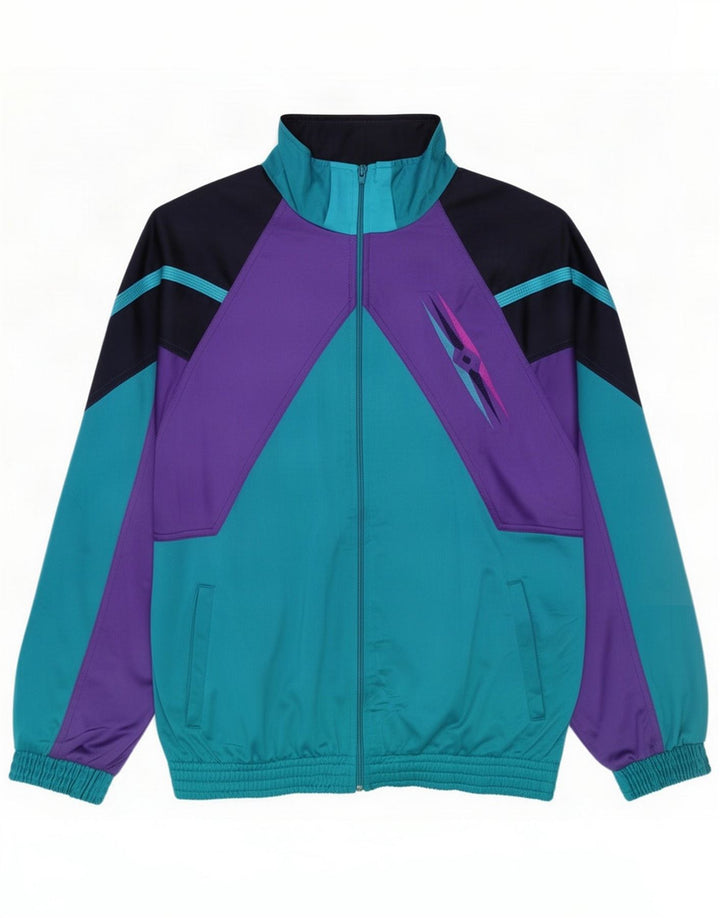 Lotto Mens Tracksuit Top Jacket Large Multicoloured Colourblock