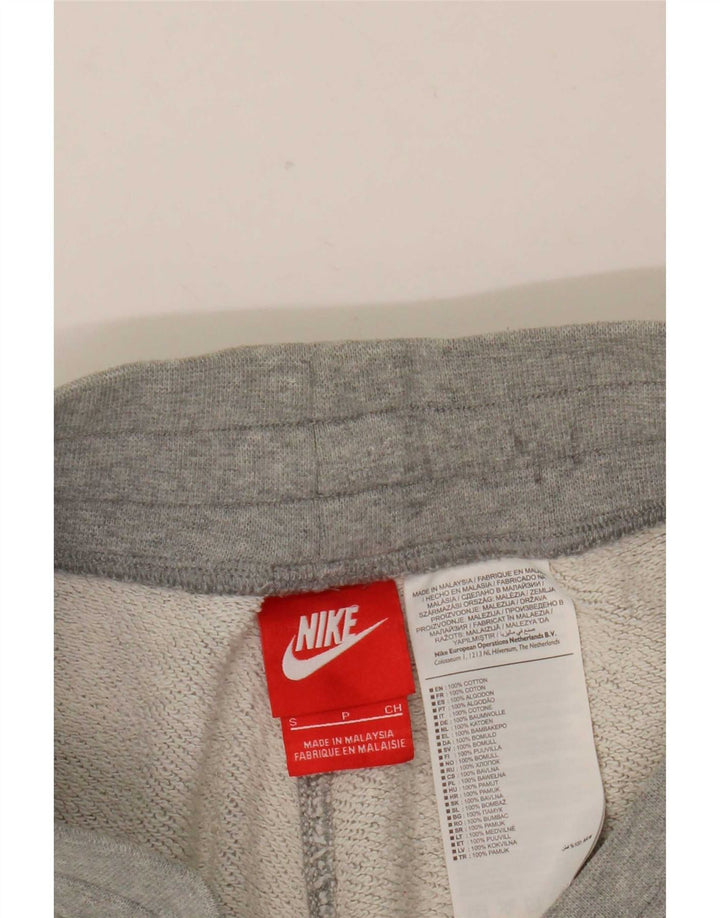 Nike Mens Graphic Sport Shorts Small Grey Cotton