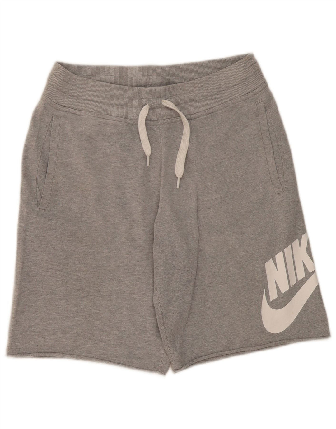 Nike Mens Graphic Sport Shorts Medium Grey Flecked Cotton