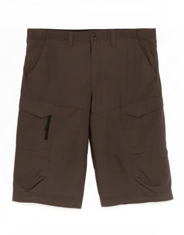 Marks & Spencer Mens Cargo Shorts XL W38 Grey Cotton