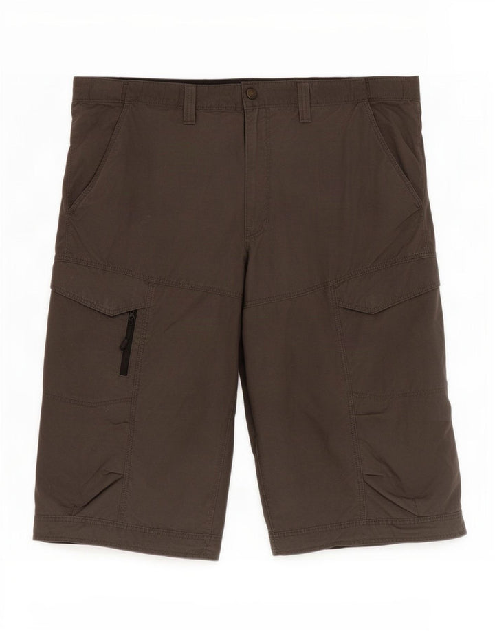 Marks & Spencer Mens Cargo Shorts XL W38 Grey Cotton
