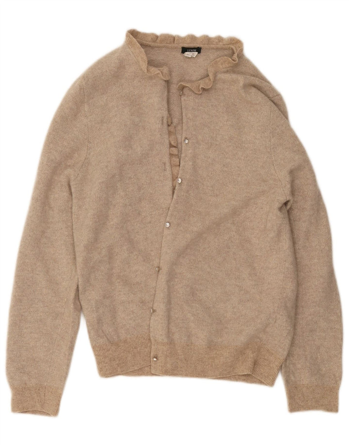 J. Crew Womens Cardigan Sweater UK 18 XL Beige Wool