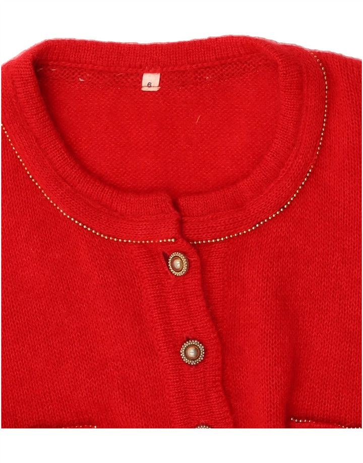 VINTAGE Womens Crew Neck Jumper Sweater UK 14 Large Red Vintage Vintage and Second-Hand Vintage from Messina Hembry 