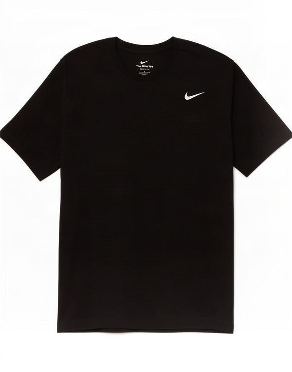 Nike Mens Dri Fit T-Shirt Top Large Black Cotton