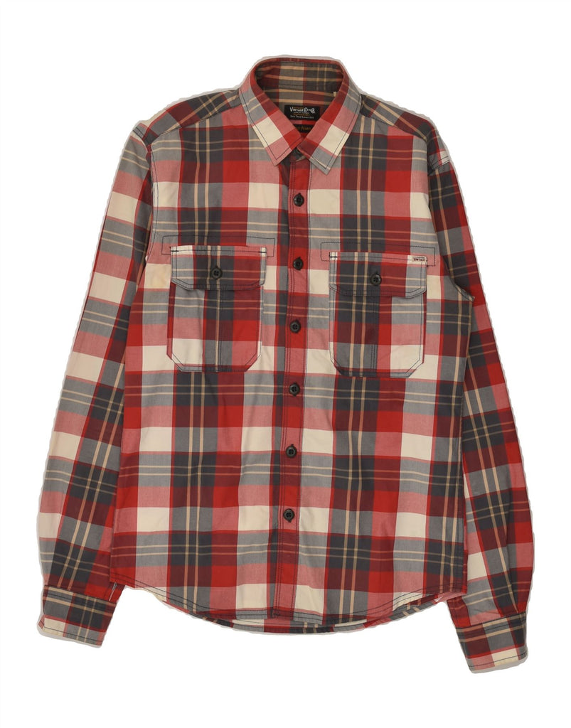 JACK & JONES Mens Shirt Medium Red Check Cotton | Vintage Jack & Jones | Thrift | Second-Hand Jack & Jones | Used Clothing | Messina Hembry 