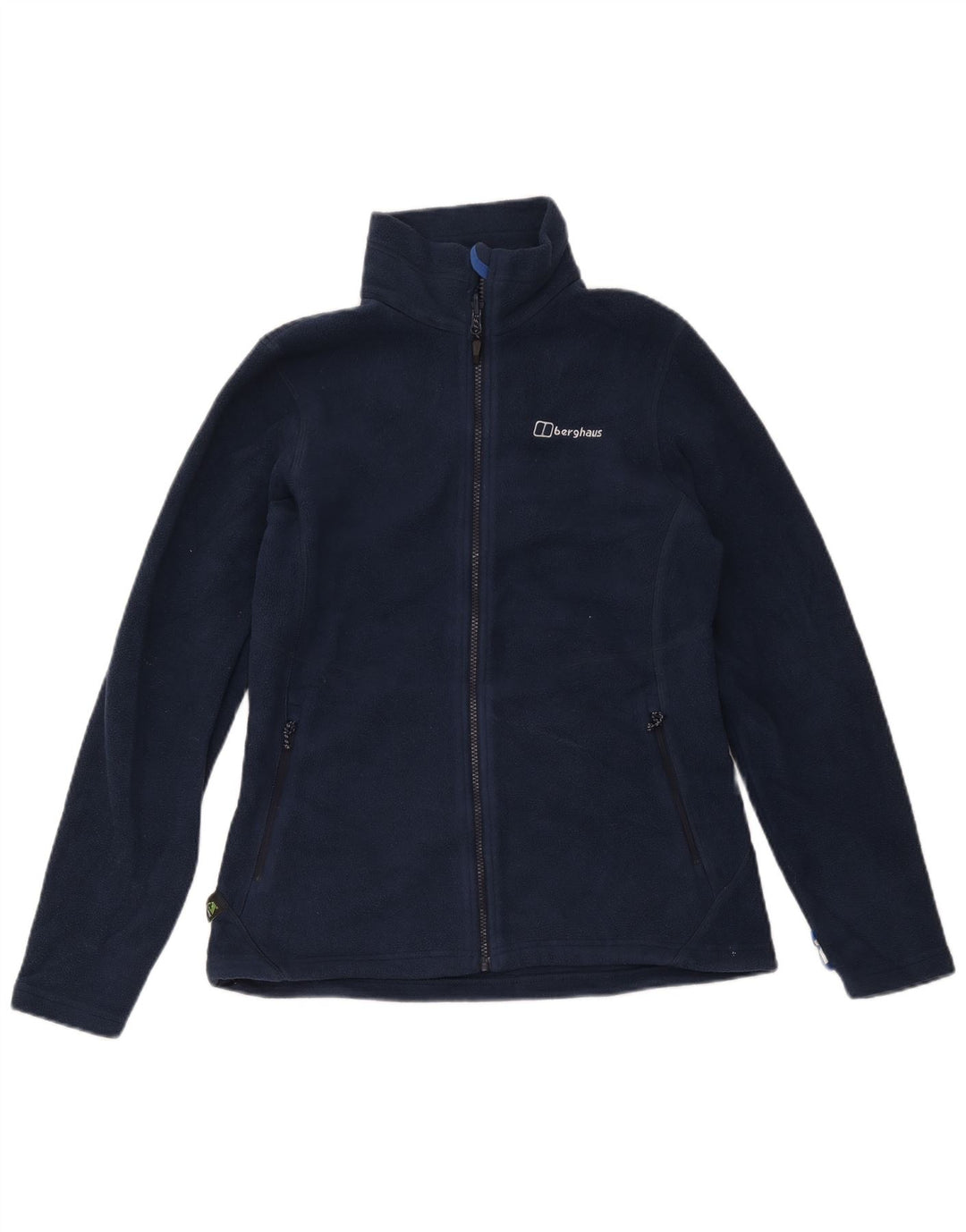Berghaus Womens Fleece Jacket UK 14 Large Navy Blue Polyester