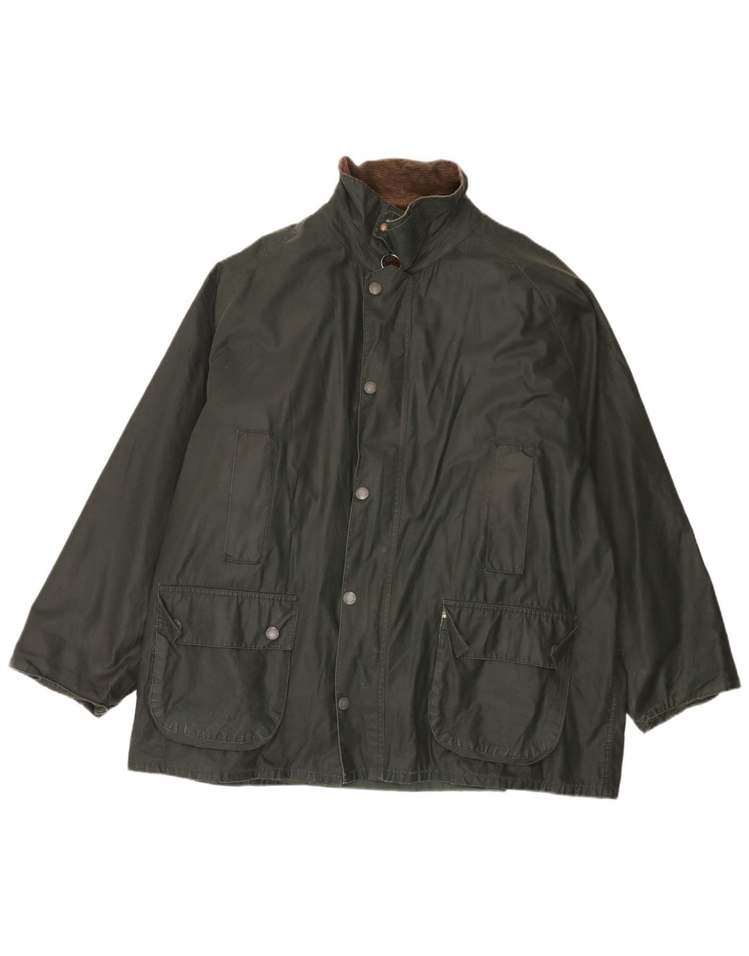 Polbot Mens Waxed Cotton Jacket UK 42 XL Green
