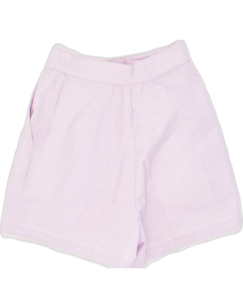 FILA Womens High Waist Chino Shorts UK 4 XS W24 Pink Polyester | Vintage Fila | Thrift | Second-Hand Fila | Used Clothing | Messina Hembry 