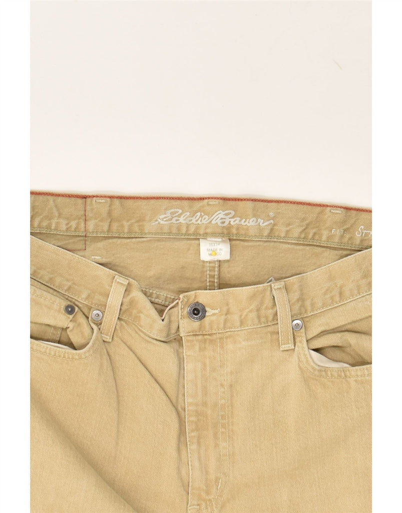 EDDIE BAUER Mens Straight Jeans W36 L34  Beige Cotton | Vintage Eddie Bauer | Thrift | Second-Hand Eddie Bauer | Used Clothing | Messina Hembry 