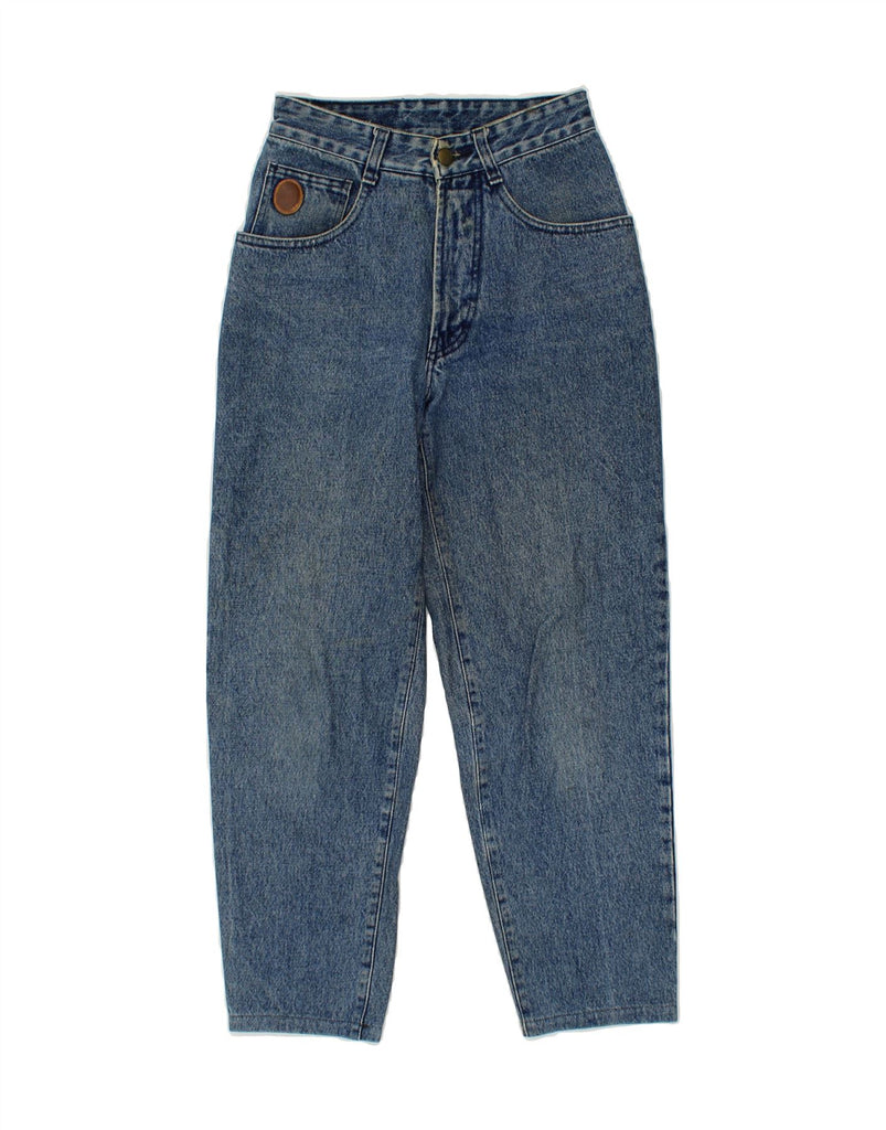 TRUSSARDI Womens Tapered Jeans W26 L25  Blue Cotton Vintage Trussardi and Second-Hand Trussardi from Messina Hembry 