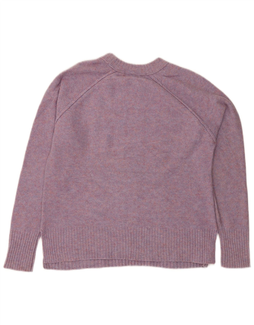 J. CREW Womens Crew Neck Jumper Sweater UK 14 Medium Purple