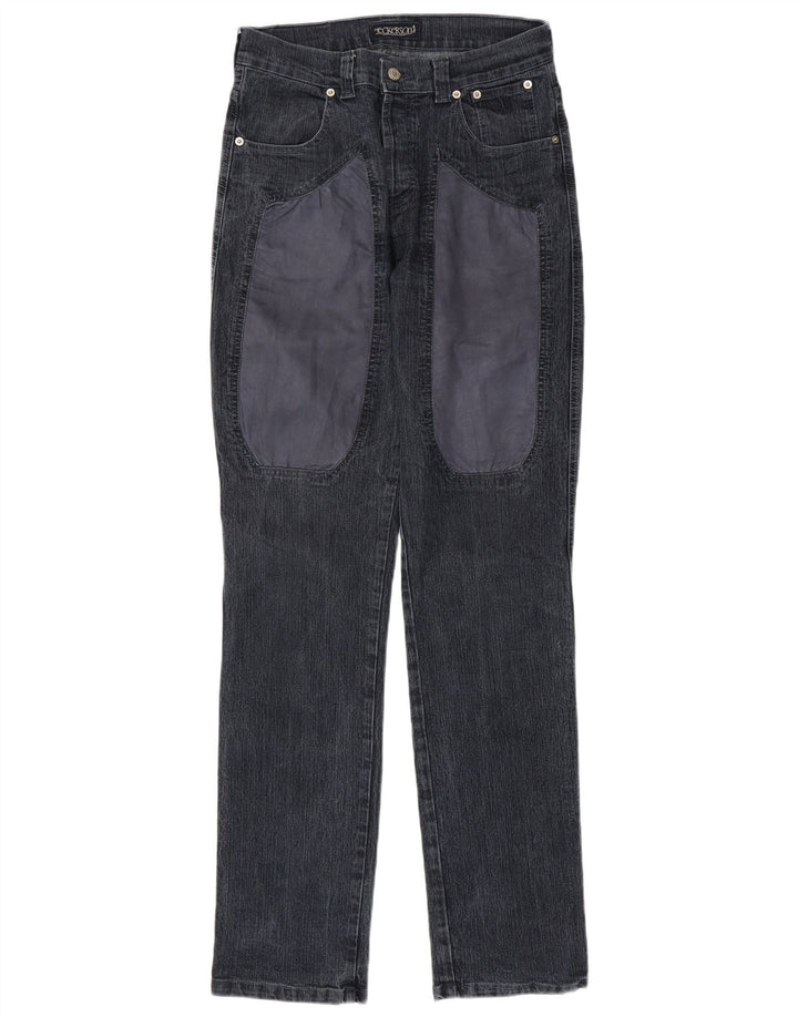 Jeckerson Mens Slim Jeans W34 L34 Navy Blue Cotton