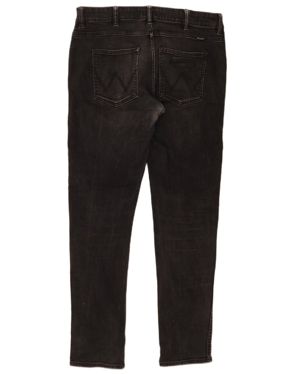 Wrangler Mens Stompers Slim Jeans W32 L30 Black Cotton