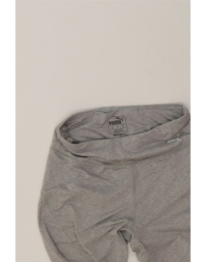 PUMA Womens Graphic Leggings UK 6 XS  Grey Vintage Puma and Second-Hand Puma from Messina Hembry 