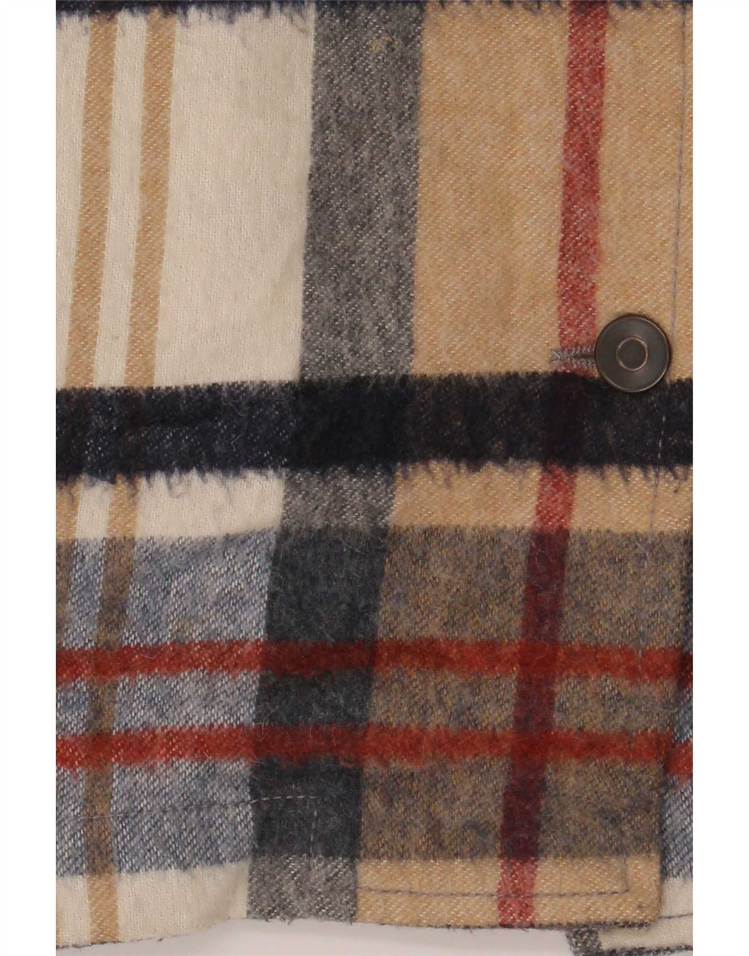 Zara Womens Oversized Flannel Shirt UK 14 Medium Multicoloured Check