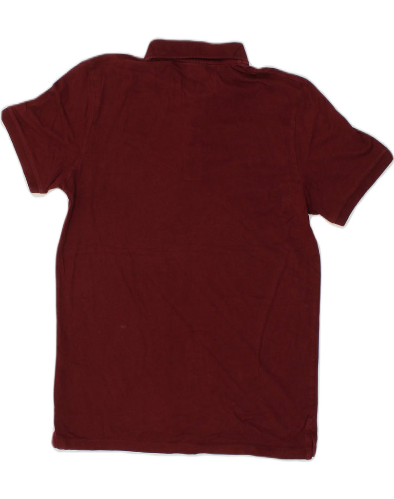 JACK & JONES Mens Polo Shirt Medium Burgundy Cotton | Vintage Jack & Jones | Thrift | Second-Hand Jack & Jones | Used Clothing | Messina Hembry 