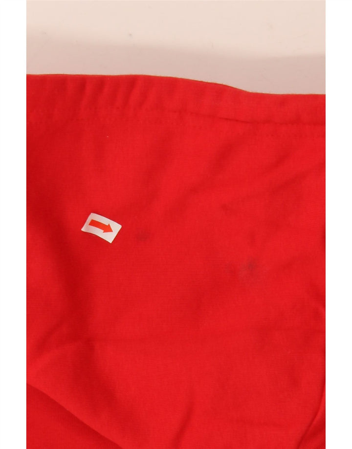 Champion Mens Graphic Hoodie Jumper Large Red