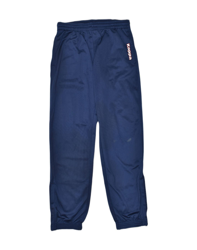 KAPPA Boys Tracksuit Trousers Joggers 11-12 Years Navy Blue Polyester | Vintage | Thrift | Second-Hand | Used Clothing | Messina Hembry 