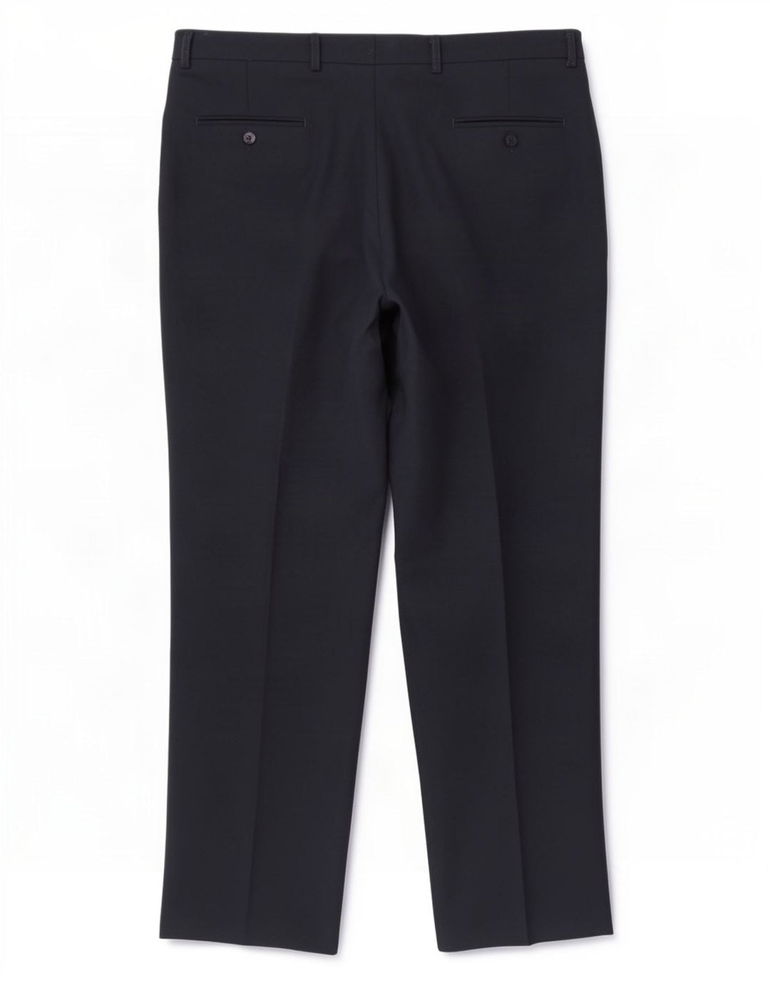 Farah Mens Straight Suit Trousers W40 L31 Navy Blue Polyester