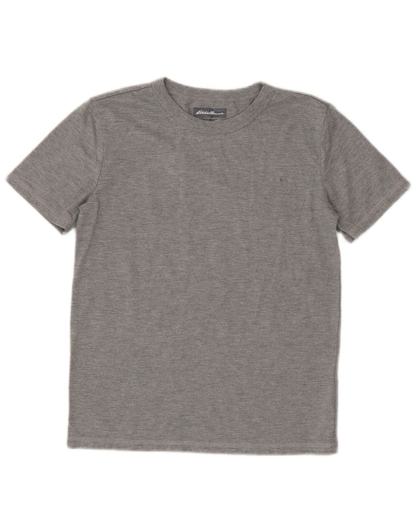 Eddie Bauer Boys T-Shirt Top 10-11 Years Medium Grey Polyester