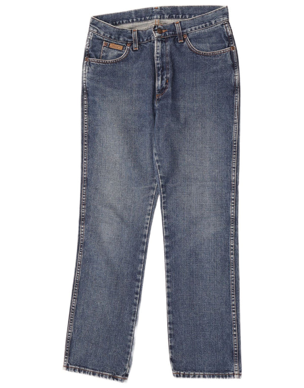 Wrangler Womens Grace Straight Jeans W31 L30 Blue Cotton