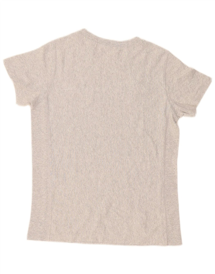 Champion Mens Graphic T-Shirt Top Small Grey Flecked