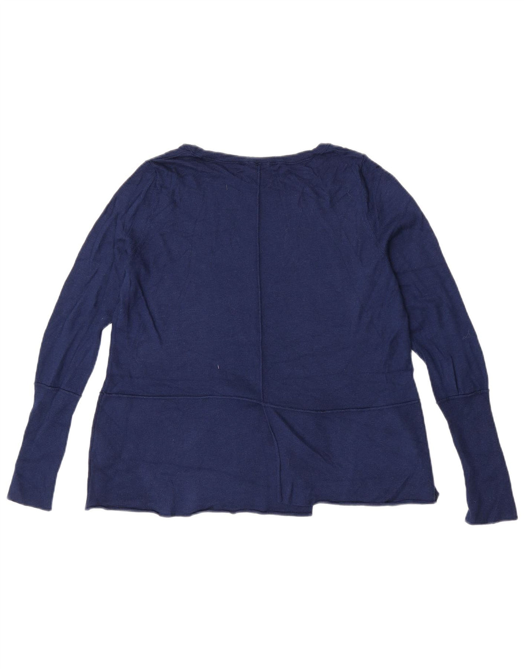 Phase Eight Womens Oversized Boat Neck Jumper Sweater UK 10 Small Navy Blue