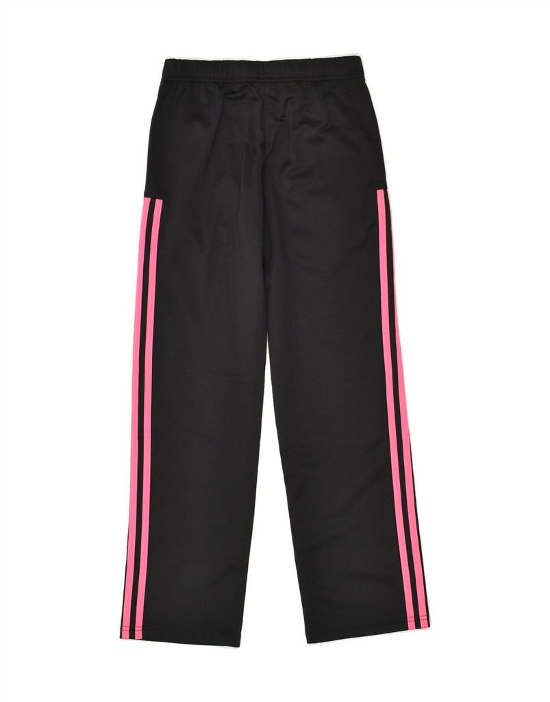 ADIDAS Girls Tracksuit Trousers 11-12 Years Black Polyester | Vintage Adidas | Thrift | Second-Hand Adidas | Used Clothing | Messina Hembry 